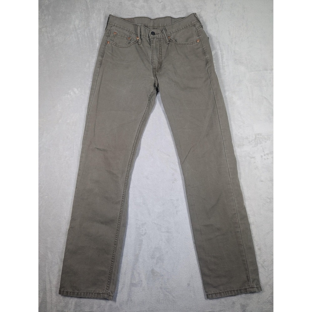 Levis 514 Jeans Mens‎ 30x32 Green Straight Leg 100% Cotton Mid Rise Denim